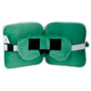CUSH306_002 Minecraft Creeper Shaped Relaxeazzz Plush Travel Pillow & Eye Mask Set