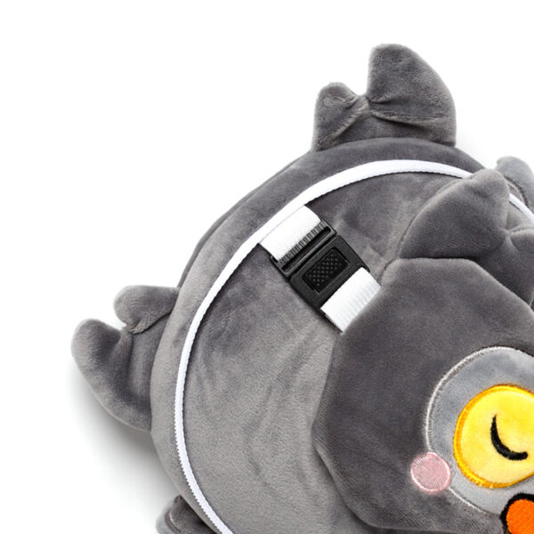 CUSH317_005 Adoramals Winston the Owl Relaxeazzz Travel Pillow & Eye Mask Set