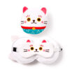 CUSH320_001 Maneki Neko Lucky Cat Relaxeazzz Travel Pillow & Eye Mask Set