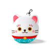 CUSH320_004 Maneki Neko Lucky Cat Relaxeazzz Travel Pillow & Eye Mask Set