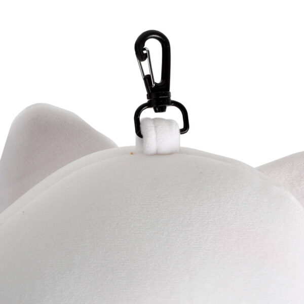 CUSH320_006 Maneki Neko Lucky Cat Relaxeazzz Travel Pillow & Eye Mask Set