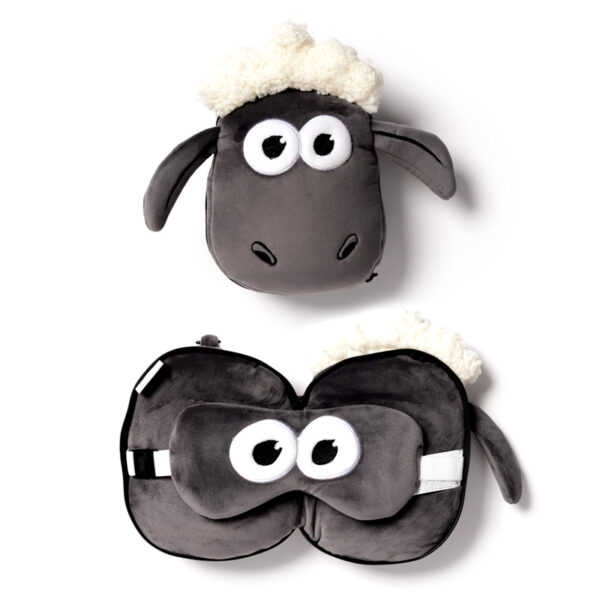 Shaun the Sheep Relaxeazzz Plush Travel Pillow & Eye Mask Set