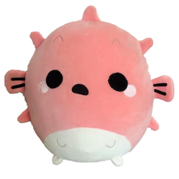 CUSH335_001 Squidglys Plush Toy - Puff the Pufferfish Adormals Ocean