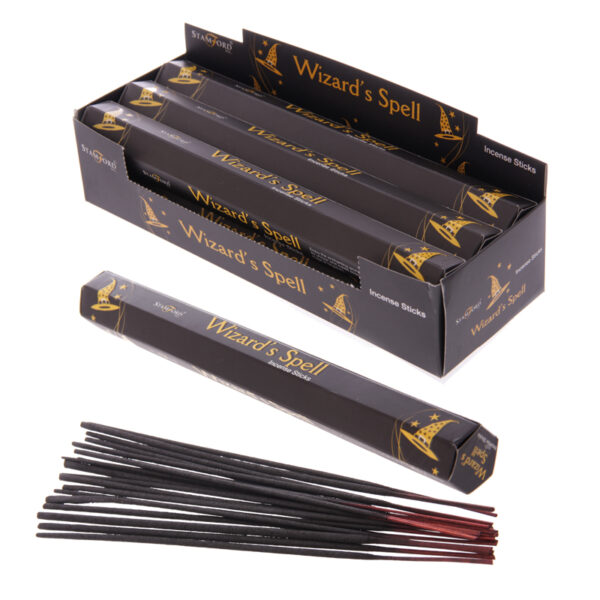 INC293_001 Stamford Black Incense Sticks - Wizards Spell 6PACKS