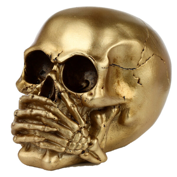 Speak No, Hear No, See No Evil Set of 3 Skulls