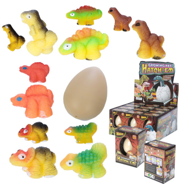 TY63_001 Fun Kids Novelty Dinosaur Hatching Egg