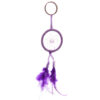 DCK02_003 Dreamcatcher Keyring - Bright Mini Feathers