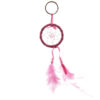 DCK02_005 Dreamcatcher Keyring - Bright Mini Feathers