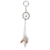 DCK03_003 Dreamcatcher Keyring - Mini Feathers with Beads