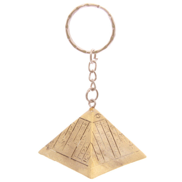 ESP18_002 Decorative Gold Egyptian Keyring