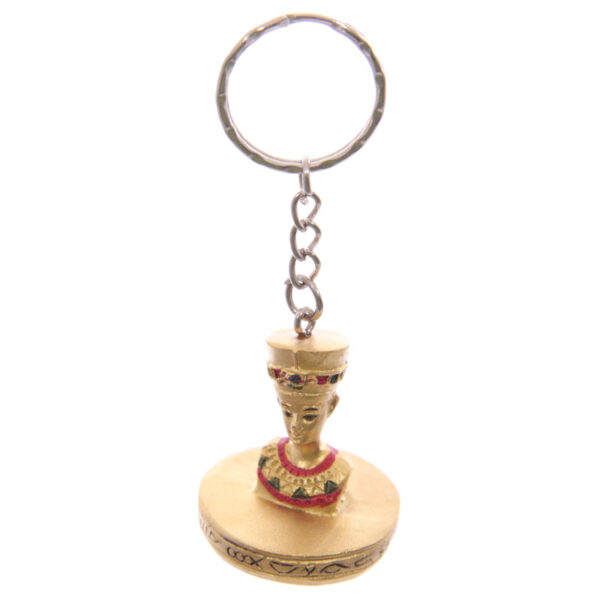 ESP18_003 Decorative Gold Egyptian Keyring