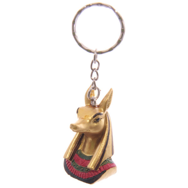 ESP18_006 Decorative Gold Egyptian Keyring