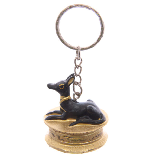 ESP18_007 Decorative Gold Egyptian Keyring