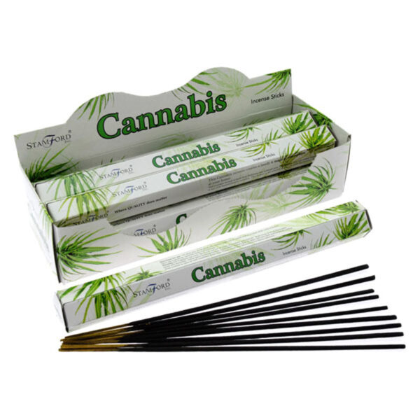 INC228_001 Stamford Hex Incense Sticks - Cannabis 6 packs