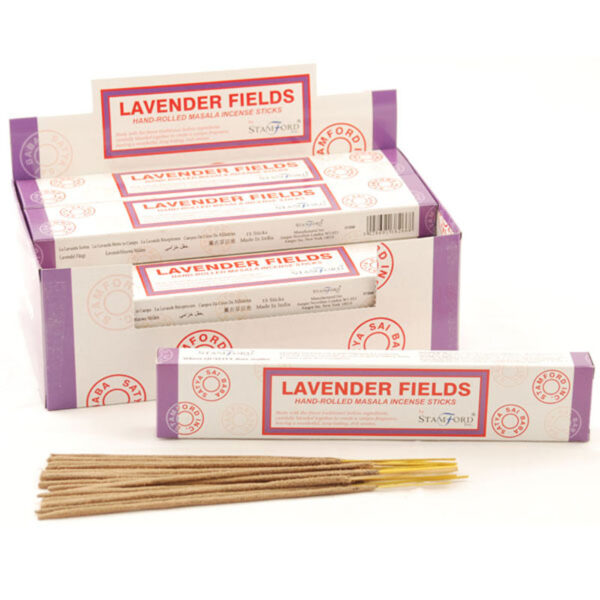 INC249_001 Stamford Masala Incense Sticks - Lavender Field 12Packs