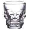 JAR74_002 Fun Collectable Glass Shot Glass Set of 2 - Skulls (60ml)