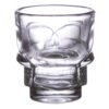 JAR74_003 Fun Collectable Glass Shot Glass Set of 2 - Skulls (60ml)
