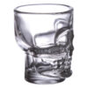 JAR74_004 Fun Collectable Glass Shot Glass Set of 2 - Skulls (60ml)