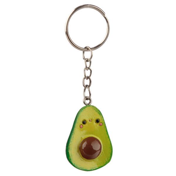 KEY153_005 Fun Collectable Set of 2 Avocado Keyrings