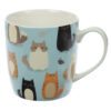 Collectable Porcelain Mug - Feline Fine Cat Design
