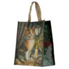 Durable Reusable Shopping Bag - Lisa Parker Adventure Awaits Cat Design
