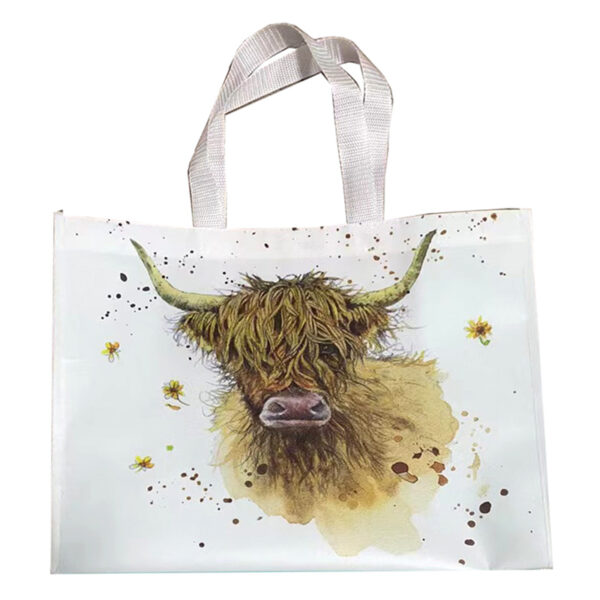 Reusable Shopping Bag - Jan Pashley Highland Coo Cow