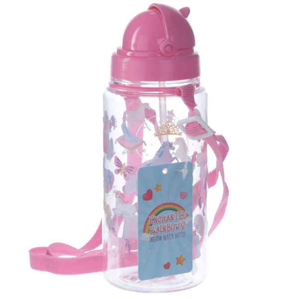 BOT09_001 Unicorn Rainbow Design 450ml Children's Water Bottle