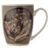 MULP23_002 Porcelain Mug - Lisa Parker Wolves Loyal Companion