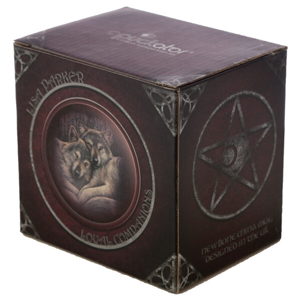 MULP23_006 Porcelain Mug - Lisa Parker Wolves Loyal Companion