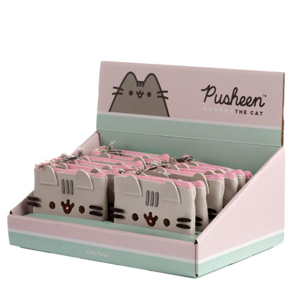 PUR110_004 Handy PVC Shaped Purse - Pusheen the Cat