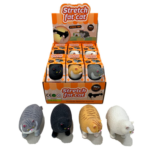 TY916_001 Fun Kids Stretchy Fat Cat Toy