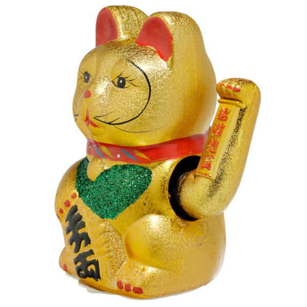 CAT177_002 Decorative Waving Maneki Neko Ceramic Cat 21cm
