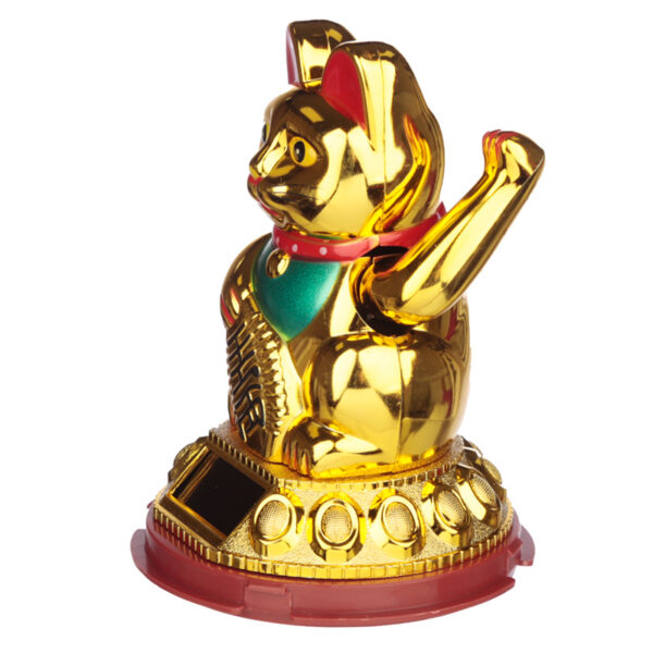 CAT196_002 Collectable Solar Powered Pal - Waving Lucky Cat Maneki Neko