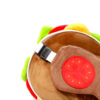 Fast Food Burger Relaxeazzz Plush Round Travel Pillow & Eye Mask Set