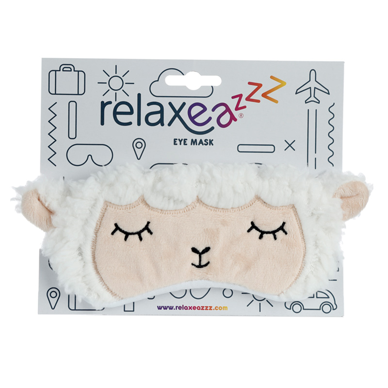 EPP43_001 Plush Sheep Eye Mask