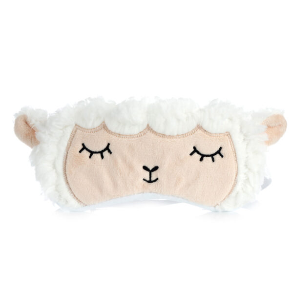 EPP43_002 Plush Sheep Eye Mask