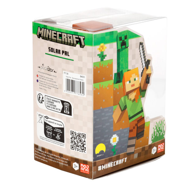 FF138_008 Collectable Solar Powered Pal - Minecraft Alex