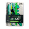 MEMOS06_001 Spiral Bound A5 Lined Notebook - Dinosauria