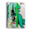 MEMOS06_002 Spiral Bound A5 Lined Notebook - Dinosauria