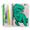 MEMOS06_004 Spiral Bound A5 Lined Notebook - Dinosauria
