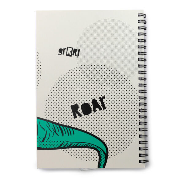 MEMOS06_005 Spiral Bound A5 Lined Notebook - Dinosauria