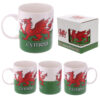 MUG239_001 Collectable Porcelain Mug - Wales Welsh Dragon