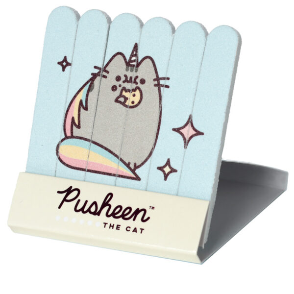 NAIL127_006 Nail File Matchbook - Pusheen the Cat Pusheenicorn