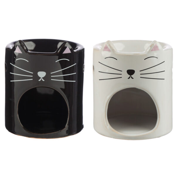 OB300_001 Ceramic Feline Fine Cat Oil Burner