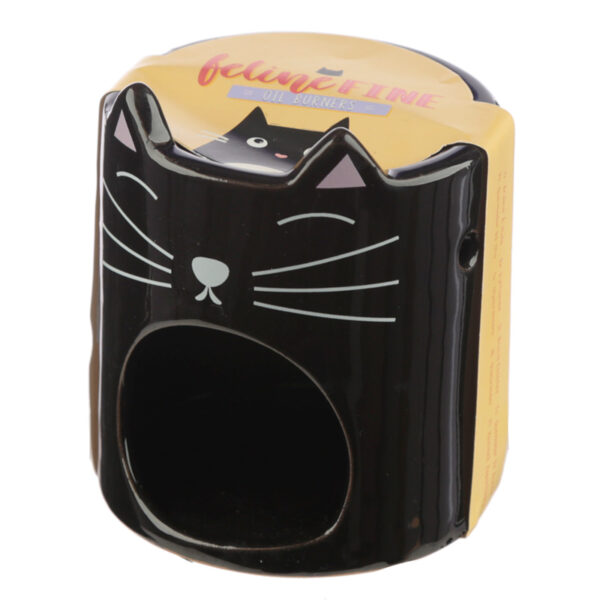 OB300_004 Ceramic Feline Fine Cat Oil Burner