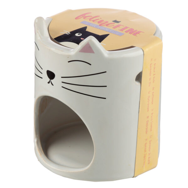OB300_005 Ceramic Feline Fine Cat Oil Burner