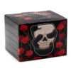 OB381_002 Ceramic Shaped Oil Burner - Coiled Snake and Skull