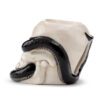 OB381_006 Ceramic Shaped Oil Burner - Coiled Snake and Skull