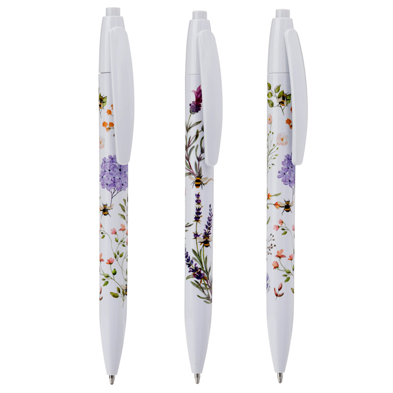 PENS24_002 Recycled ABS 3 Piece Pen Set - Nectar Meadows