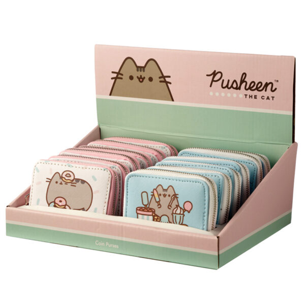 PUR109_008 Small Zip Around Wallet - Pusheen the Cat Foodie